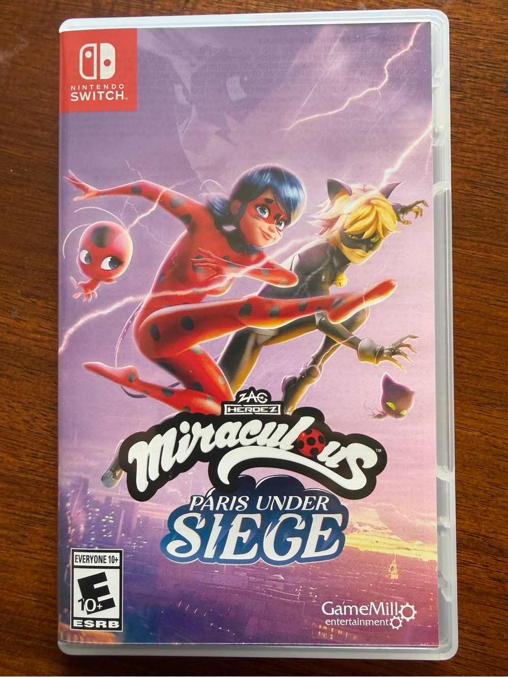 Nintendo Switch Miraculous: Paris Under Siege - Purple & Red Cover